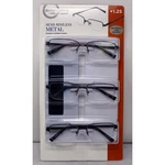 Design Optics By Foster Grant Semi-rimless Metal 3 Pack. Fixed Price $29.99.