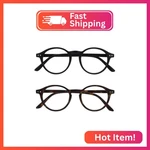 Opulize Rey Reading Glasses For Women Men, Retro Round Frame With Spring Hinges,. Fixed Price $16.94.