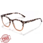Liansan Pink Tortoise Reading Glasses 1.5X Blue Light Block Computer Readers. Fixed Price $31.00.
