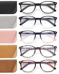 Reading Glasses 5 Pack Blue Light Blocking Spring Hinge 2.00 Jolisu Women Reader. Fixed Price $28.99.