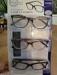 Design Optics By Foster Ladies Full Frame Fashion +2.50. Fixed Price $12.99.