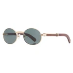 Cartier Green Round Men's Sunglasses CT0464S 015 55. Fixed Price $2437.99.