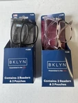 Bklyn Reading Glasses +1.50 With Pouches - Lot Of 4. Fixed Price $11.96.