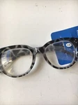 New Crystal Vision +3.00 Thick Black & Gray Frame Reading Glasses Readers. Fixed Price $16.62.