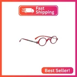Blueless Vintage Round Reading Glasses Professor Readers Small Lenses (red, +3.0. Fixed Price $28.22.