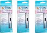 Apex Digital Thermometer 70061B Flex-tip (3 Pack). Fixed Price $35.51.