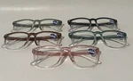 Bls 5 Pack Reading Glasses Blue Light Blocking, Fashion Square Nerd Computer... Fixed Price $9.00.