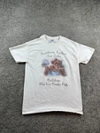 Southern Ladies Shirt Mens Medium White Like Bulldogs Who Use Powder Puffs Flaw. Fixed Price $5.10.