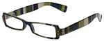 Calabria 763 Designer Spring Hinge Reading Glasses&matching Case Stripes +2.5. Fixed Price $14.95.