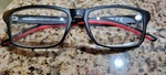 Foster Grant Ironman IM2000 Ironflex Reading Glasses Black/red Strength +2.50. Fixed Price $14.50.
