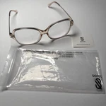 Sojos Oversized Sq. Blue Blocking Glasses Women Ultralight Crystal Brown. Fixed Price $10.00.