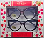 Nicole Miller 2-PK Premium Blue Light Filter Reading Glasses Readers +2.50 New. Fixed Price $24.56.
