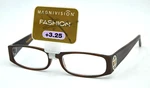 Magnivision Suzanna Ast Brn Womens Fashion Rectangle Reading Glasses +3.25. Fixed Price $15.99.