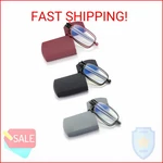 Sevenplus 3 Pack Reading Glasses Blue Light Blocking, Anti Uv Glare, Foldable Co. Fixed Price $28.69.