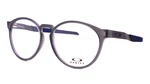 New Oakley Exchange Round Eyeglasses OX8184-0255 55-16 Satin Grey Smoke Frames. Fixed Price $239.99.