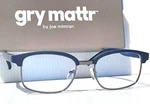 Gry Mattr Designer Readers Blue Frame Confident Light Blocking Eyewear. Fixed Price $21.88.