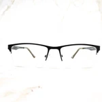 Eyecedar Eyeglasses Frame 955 +1.75 Men's Black Half Rim Rectangle 53-17-140. Fixed Price $31.49.