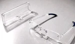New Stowngo Readers +2.50 Reading Glasses - Clear & Navy Protective Case. Fixed Price $8.99.