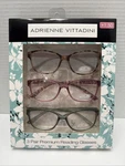 Adrienne Vittadini 3 Pair Premium Reading Glasses +1.50. Fixed Price $29.99.