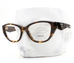 Prada Eyeglasses Vpr 21Z 14L-1O1 Polished Brown Havana 53MM W/case. Fixed Price $198.50.