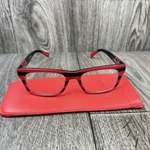 Eyebobs Reading Glasses Style Guy 2234 01 Stripe Red Black +2.00 With Case. Fixed Price $29.99.