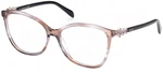 Emilio Pucci EP5178 047 Light Brown Plastic Optical Eyeglasses Frame 56-15-140. Fixed Price $143.60.