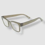 $50 The Book Club Unisex Gray Acrylic Square Reading Glasses +0.0 Size 50-20-145. Fixed Price $11.06.