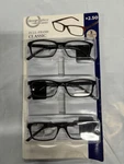 Design Optics By Foster Grant Full Frame Classic Reading Glasses 3PK +2.50 O/box. Fixed Price $26.12.