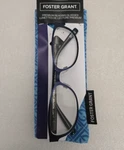 Foster Grant Premium Reading Glasses Isa 52 16-134 Navy With Case Pick Strength. Fixed Price $13.88.