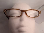 Jc Jimmy New York Reading Glasses +2.00 Crystallized W/ Swarovski Repair. Fixed Price $40.00.