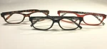 Nicole Miller New York Reading Glasses "clarissa" +2.50 Black, Red, Tort. Fixed Price $9.99.