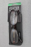 Foster Grant Reading Glasses +1.50 Derick 53 17-136 Brown With Case. Fixed Price $10.88.