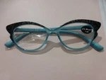 Aj Morgan Cat Eye Readers Turquoise/glitter Horned Reading Glasses 1.25 Power. Fixed Price $29.95.