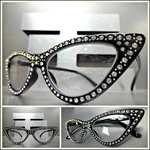 Women Classy Elegant Retro Cat Eye Reading Glasses Readers Bling Black Frame. Fixed Price $19.99.