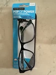 Foster Grant Pop Of Power +1.25 Tristan Blk Reading Readers Glasses Bi Focal. Fixed Price $11.00.