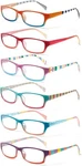 Kerecsen -6 Pack Fashion Reading Glasses For Women Mix Pattern Print +2.75. Fixed Price $15.99.