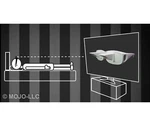 White Lazy Glasses 90 Degree Periscope Horizontal Readers Watch Tv In Bed / Sofa. Fixed Price $16.99.