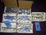 Yogo Vision 12 Lot Metal Full Rim Readers Glasses +1 1.25 1.5 1.75 2.0 2.5 3.0. Fixed Price $36.00.