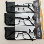 "3 Pair" R195 Foster Grant Essentials Jacobson Gun Metal +2.00 Reading Glasses. Fixed Price $21.95.