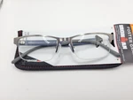 Foster Grant Ironman IM1001 Half-frame Reading Glasses 53 17-147 Choose Strength. Fixed Price $24.95.