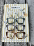 Nicole Miller 4-PACK Premium Reading Glasses Readers,holiday +3.00. Fixed Price $35.99.