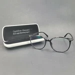 Optifine Computer Glasses Anti Blue Light Blocking Black Size Medium Large. Fixed Price $12.99.