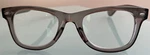 Contemporary Trend Wayfarer Reading Glasses By Icon, 1 Pair, Translucent Gray. Fixed Price $7.99.