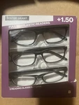 Foster Grant Reading Glasses 3-PACK +1.50 Design Optics. Fixed Price $8.99.