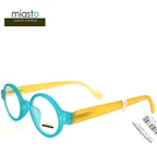 (2 Pairs) Miasto Ciao Italy Small Round Oavl Reader Reading Glasses +3.00 Blue. Fixed Price $32.99.