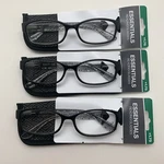 "3 Pair" R170 Foster Grant Essentials "kyra" Blk +1.75 Reading Readers Glasses. Fixed Price $24.95.