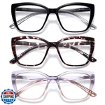 Oranzi Reading Glasses For Women, 3 Pack Fashion Oversized Blue Light Readers. Fixed Price $20.00.