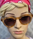 Peepers, Unisex Adult, Round Style Sunglasses With Cloth Case. Fixed Price $8.99.