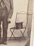 Victorian Photo Cdv Smart Gent Ethnic Asian ? Top Hat Folding Camp Chair Unstate. Fixed Price $36.53.