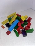 Vintage Cylinder Wooden Pressman Block Head The Original Stacking Game. Fixed Price $10.80.